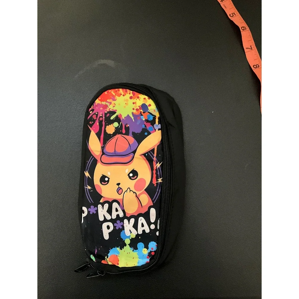 Pokemon Pikachu Graffiti Backpack 3 Piece Set Lunch Bag Pencil Case Pika Pika